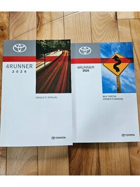 2026 TOYOTA 4RUNNER Owner's Manual & Multimedia